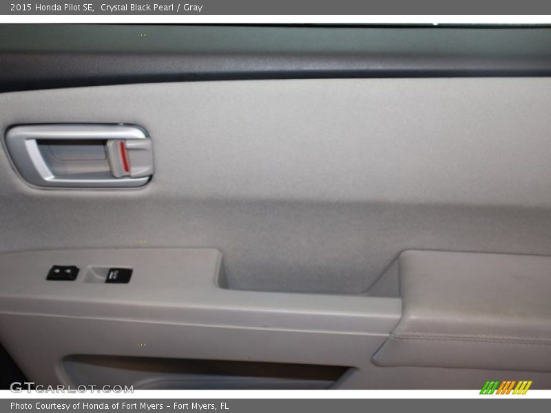 Crystal Black Pearl / Gray 2015 Honda Pilot SE