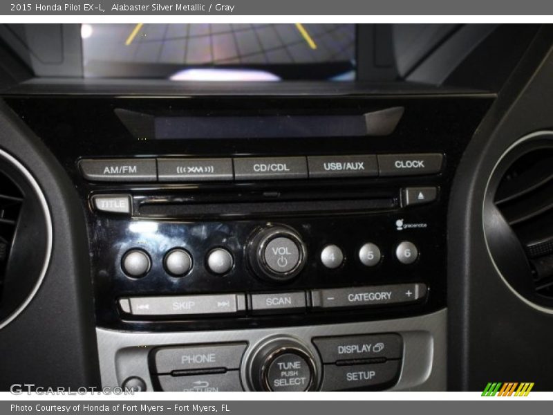 Alabaster Silver Metallic / Gray 2015 Honda Pilot EX-L