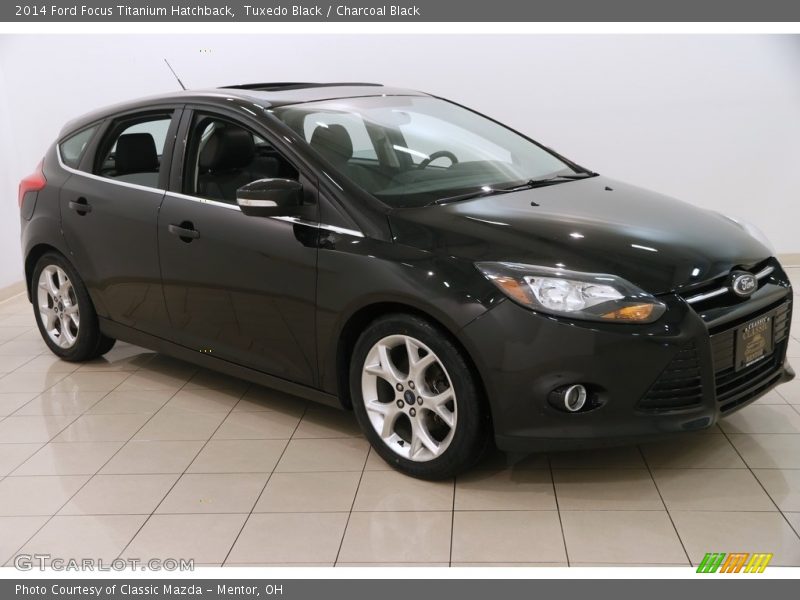 Tuxedo Black / Charcoal Black 2014 Ford Focus Titanium Hatchback
