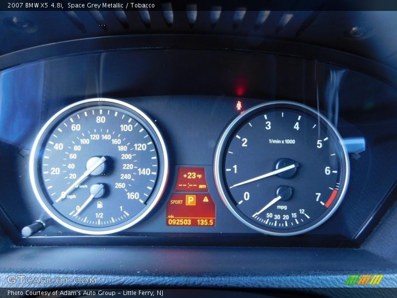 Space Grey Metallic / Tobacco 2007 BMW X5 4.8i