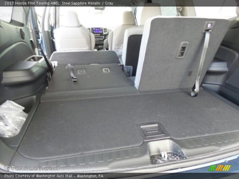 Steel Sapphire Metallic / Gray 2017 Honda Pilot Touring AWD