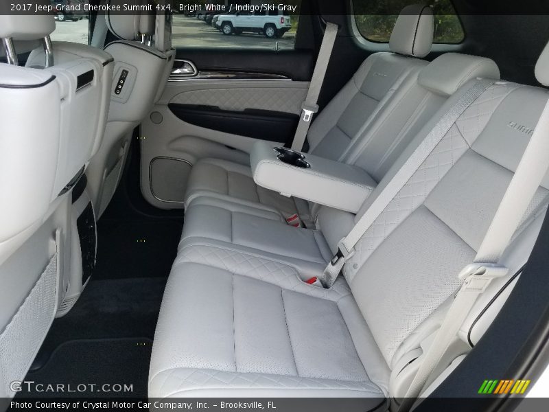 Rear Seat of 2017 Grand Cherokee Summit 4x4