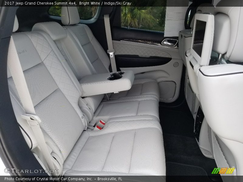 Rear Seat of 2017 Grand Cherokee Summit 4x4