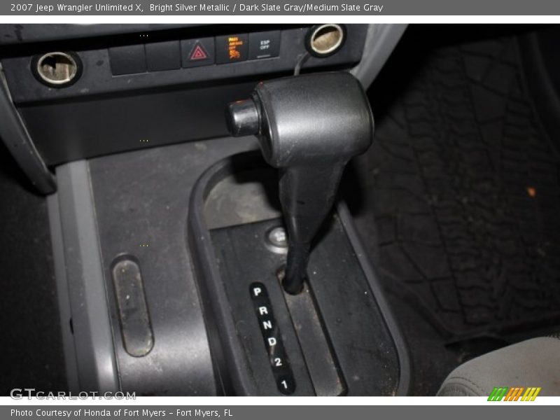 Bright Silver Metallic / Dark Slate Gray/Medium Slate Gray 2007 Jeep Wrangler Unlimited X