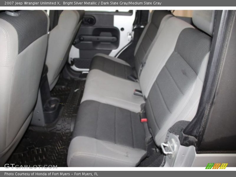 Bright Silver Metallic / Dark Slate Gray/Medium Slate Gray 2007 Jeep Wrangler Unlimited X