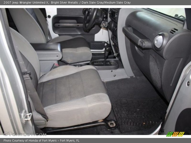 Bright Silver Metallic / Dark Slate Gray/Medium Slate Gray 2007 Jeep Wrangler Unlimited X