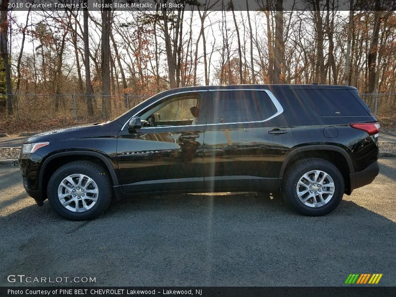 Mosaic Black Metallic / Jet Black 2018 Chevrolet Traverse LS