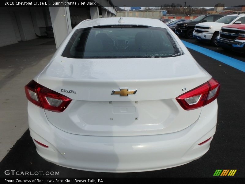 Summit White / Jet Black 2018 Chevrolet Cruze LT