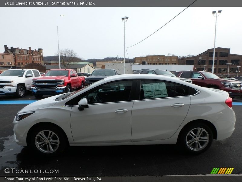 Summit White / Jet Black 2018 Chevrolet Cruze LT