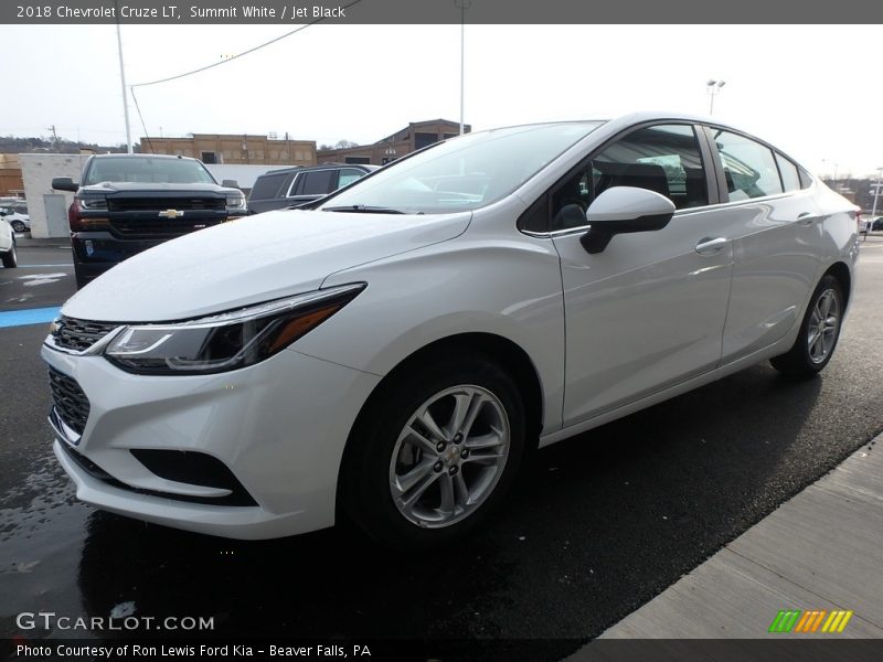 Summit White / Jet Black 2018 Chevrolet Cruze LT