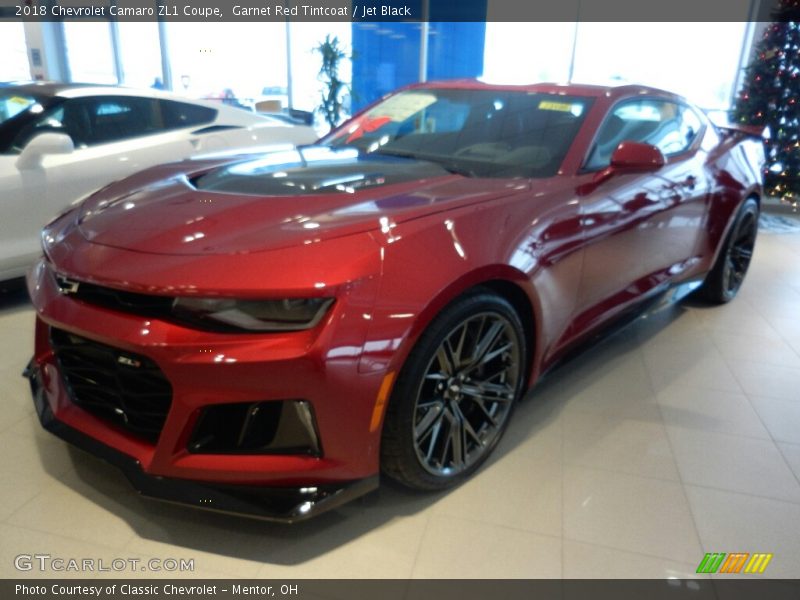 Garnet Red Tintcoat / Jet Black 2018 Chevrolet Camaro ZL1 Coupe