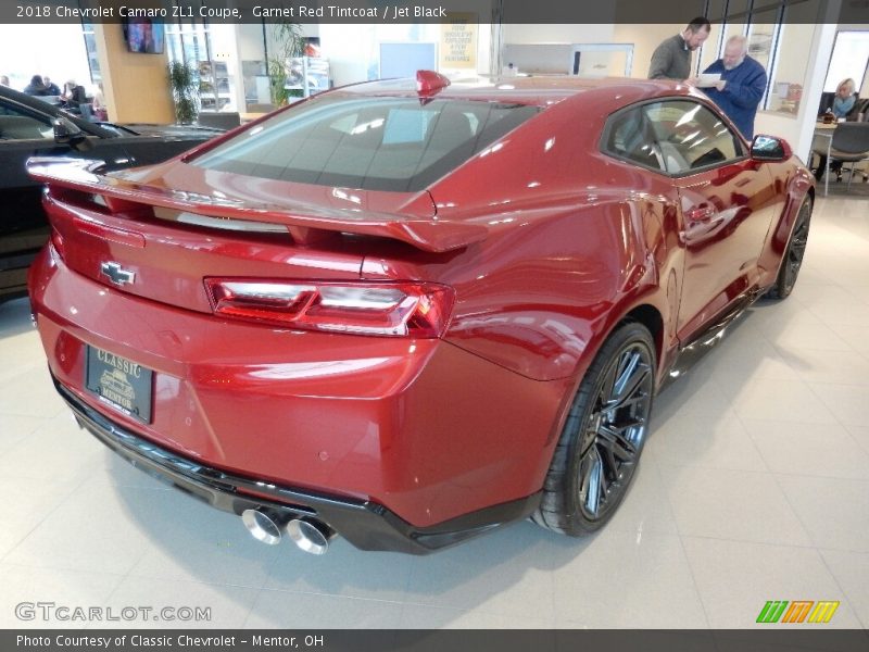 Garnet Red Tintcoat / Jet Black 2018 Chevrolet Camaro ZL1 Coupe