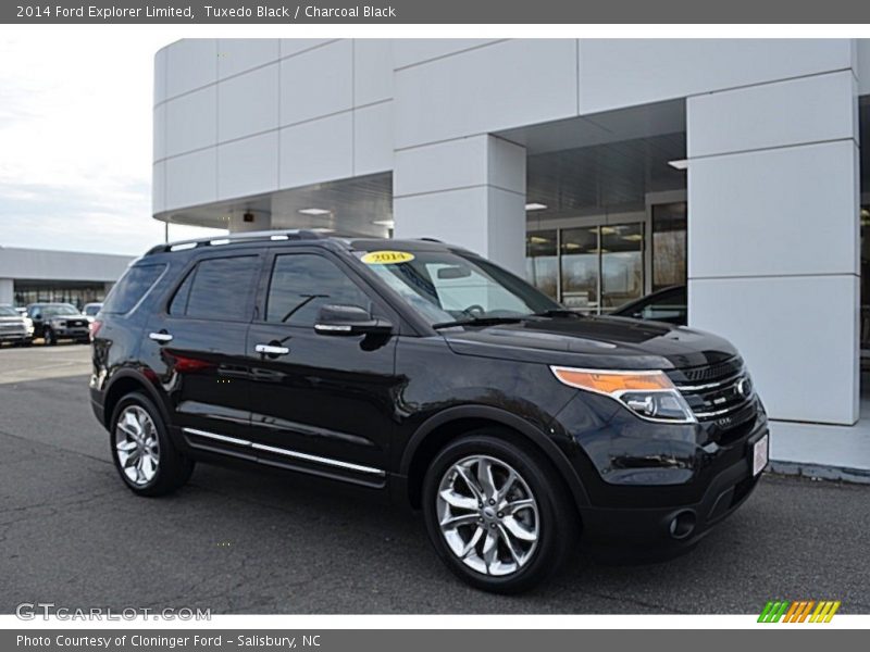 Tuxedo Black / Charcoal Black 2014 Ford Explorer Limited