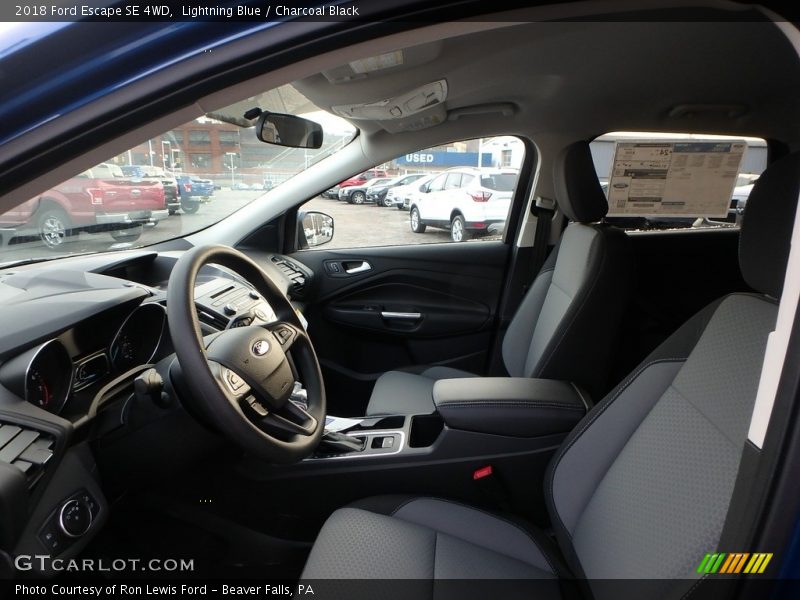 Lightning Blue / Charcoal Black 2018 Ford Escape SE 4WD