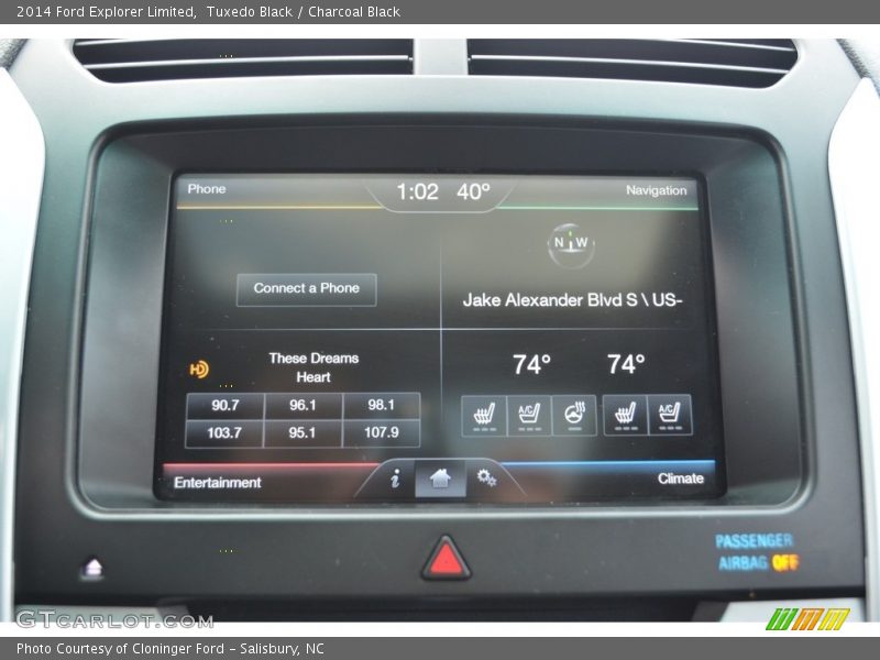 Tuxedo Black / Charcoal Black 2014 Ford Explorer Limited