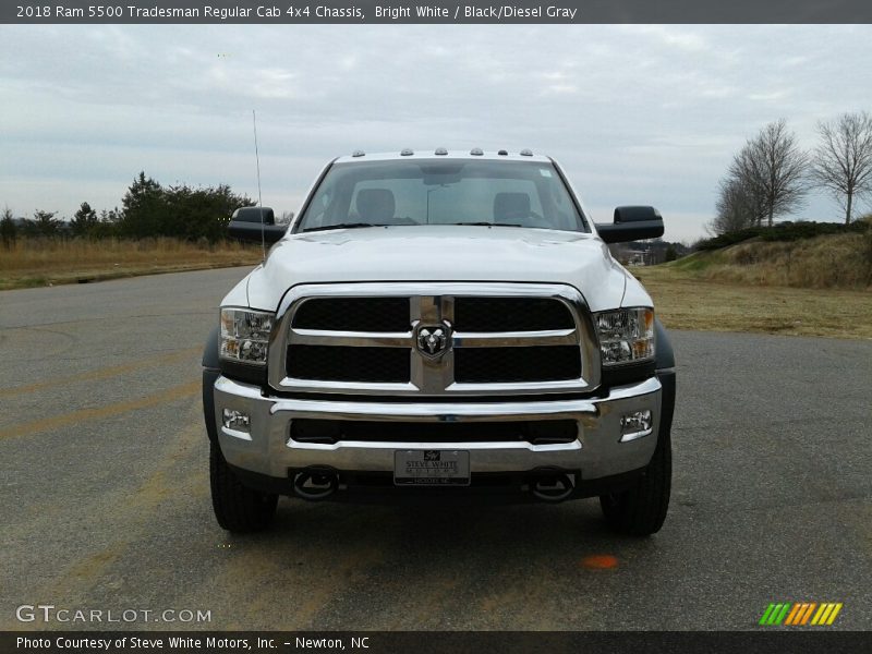 Bright White / Black/Diesel Gray 2018 Ram 5500 Tradesman Regular Cab 4x4 Chassis