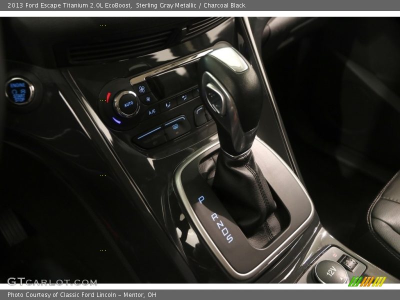 Sterling Gray Metallic / Charcoal Black 2013 Ford Escape Titanium 2.0L EcoBoost