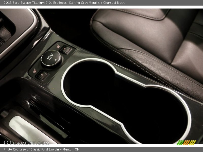 Sterling Gray Metallic / Charcoal Black 2013 Ford Escape Titanium 2.0L EcoBoost