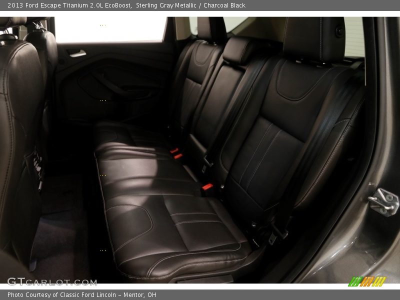 Sterling Gray Metallic / Charcoal Black 2013 Ford Escape Titanium 2.0L EcoBoost