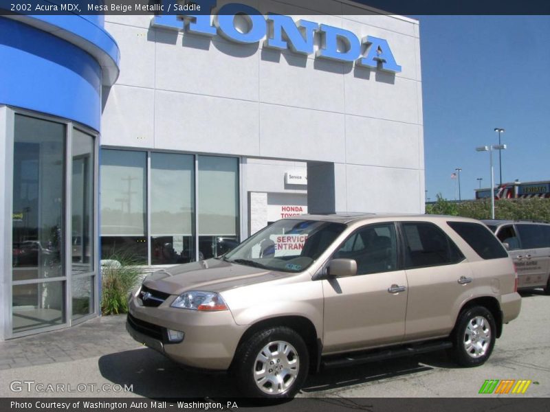 Mesa Beige Metallic / Saddle 2002 Acura MDX