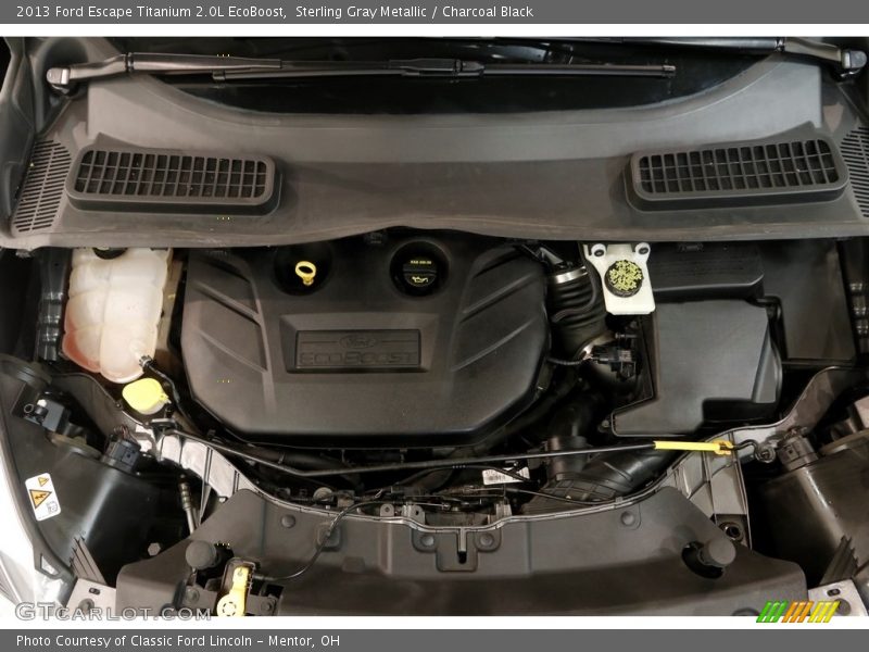 Sterling Gray Metallic / Charcoal Black 2013 Ford Escape Titanium 2.0L EcoBoost