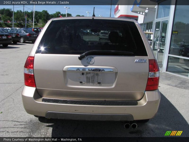 Mesa Beige Metallic / Saddle 2002 Acura MDX