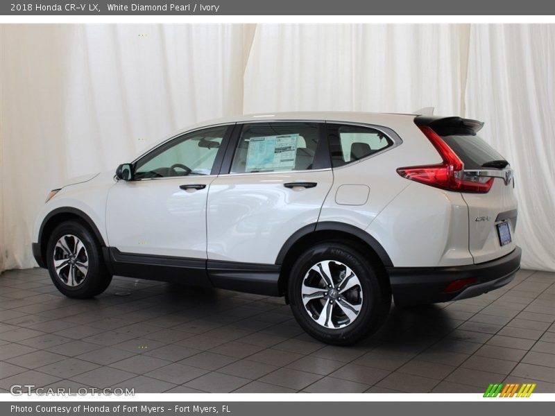 White Diamond Pearl / Ivory 2018 Honda CR-V LX