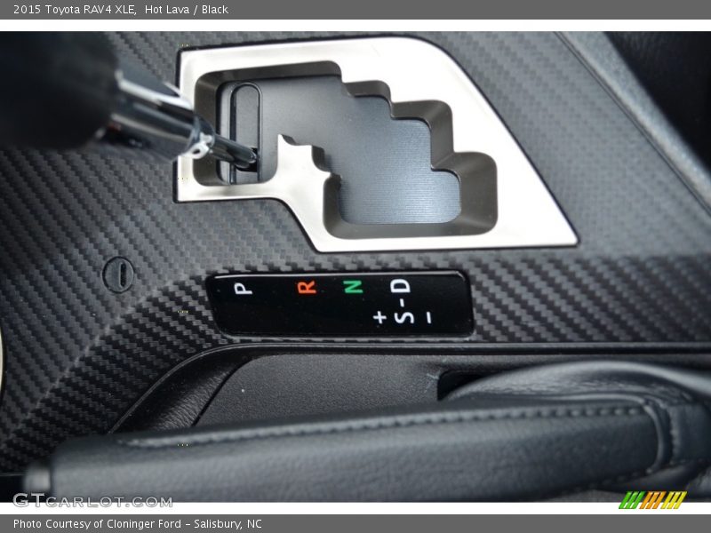 Hot Lava / Black 2015 Toyota RAV4 XLE