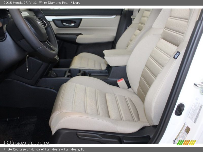 White Diamond Pearl / Ivory 2018 Honda CR-V LX