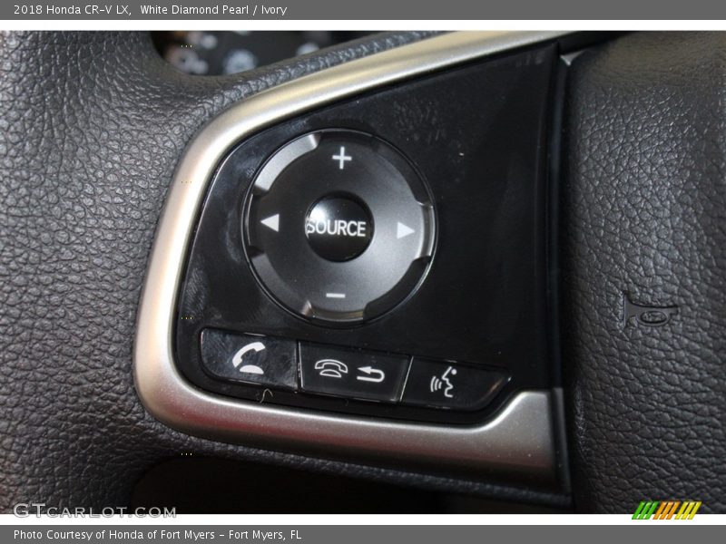 White Diamond Pearl / Ivory 2018 Honda CR-V LX
