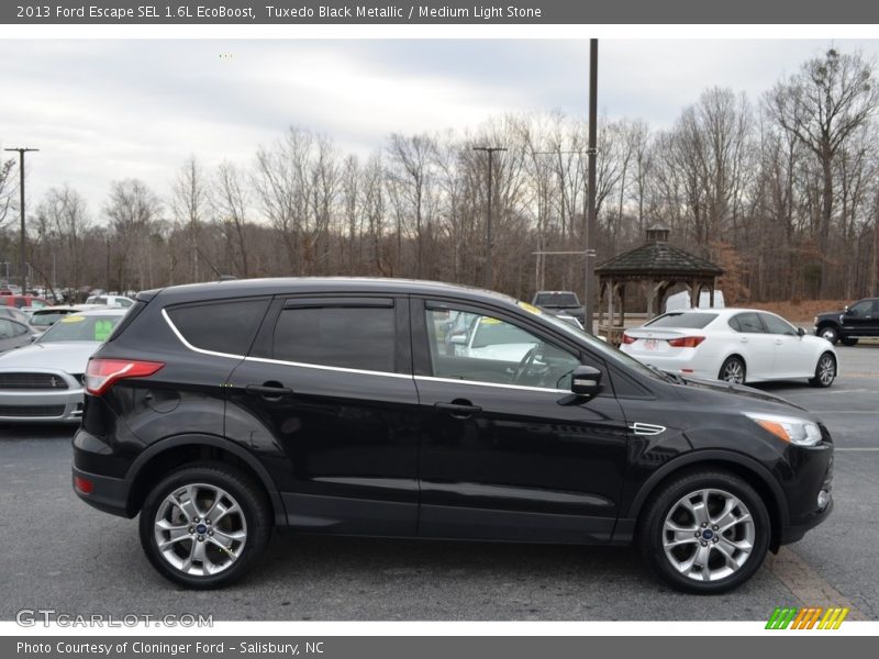 Tuxedo Black Metallic / Medium Light Stone 2013 Ford Escape SEL 1.6L EcoBoost