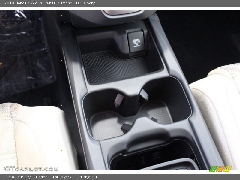 White Diamond Pearl / Ivory 2018 Honda CR-V LX