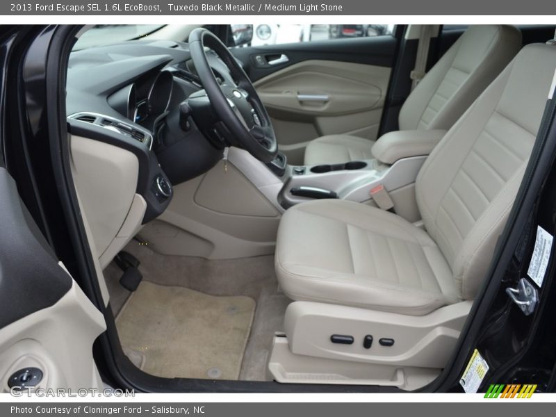 Tuxedo Black Metallic / Medium Light Stone 2013 Ford Escape SEL 1.6L EcoBoost