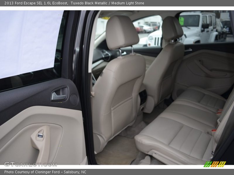 Tuxedo Black Metallic / Medium Light Stone 2013 Ford Escape SEL 1.6L EcoBoost
