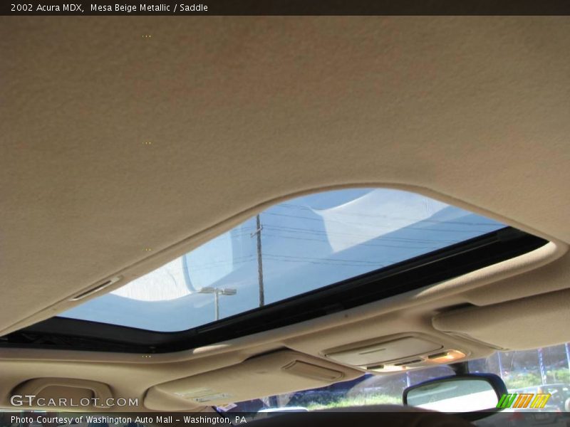 Mesa Beige Metallic / Saddle 2002 Acura MDX