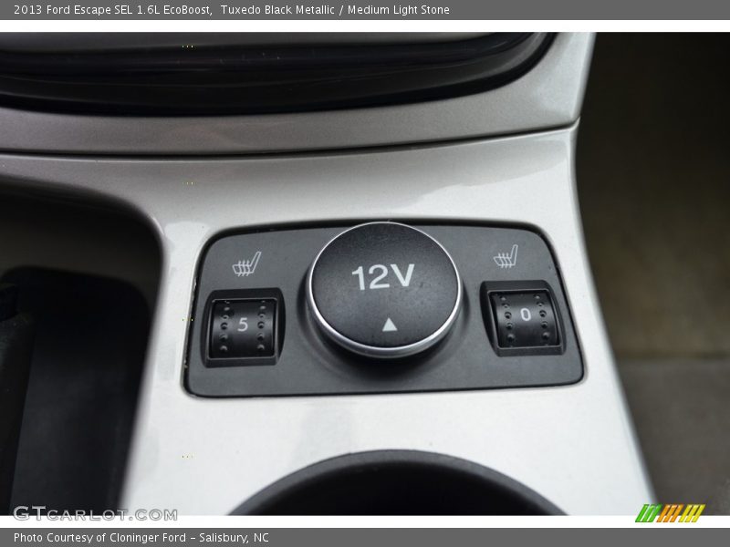 Tuxedo Black Metallic / Medium Light Stone 2013 Ford Escape SEL 1.6L EcoBoost