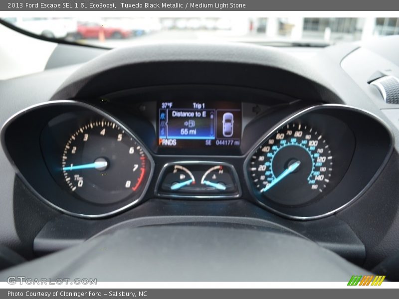 Tuxedo Black Metallic / Medium Light Stone 2013 Ford Escape SEL 1.6L EcoBoost