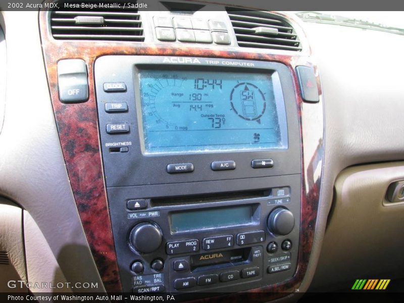 Mesa Beige Metallic / Saddle 2002 Acura MDX