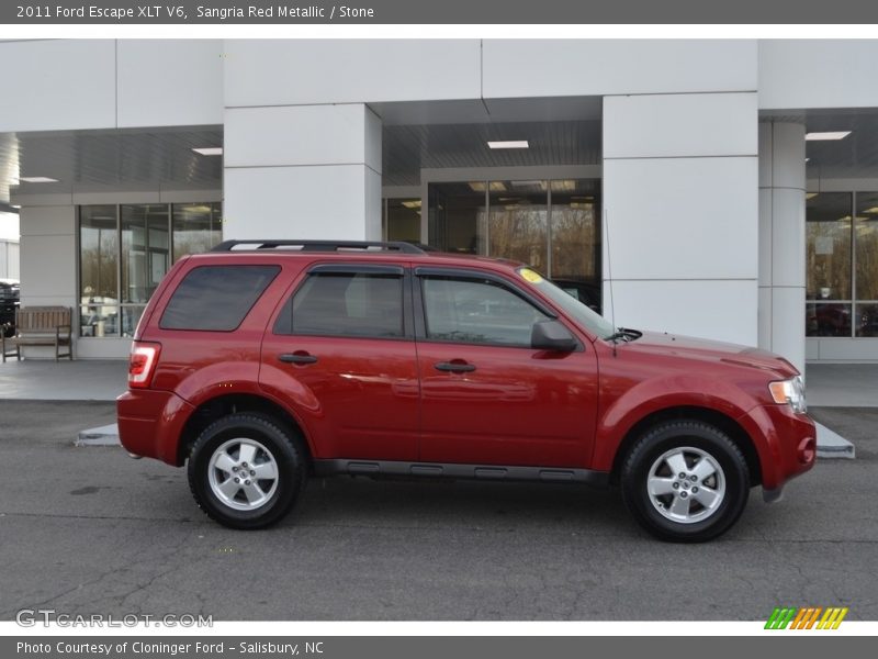 Sangria Red Metallic / Stone 2011 Ford Escape XLT V6