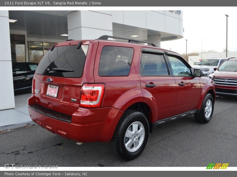 Sangria Red Metallic / Stone 2011 Ford Escape XLT V6