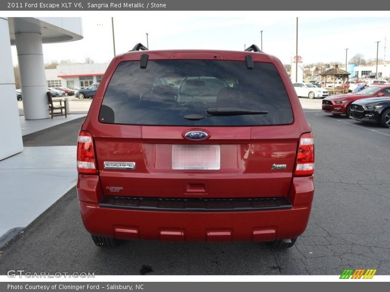 Sangria Red Metallic / Stone 2011 Ford Escape XLT V6