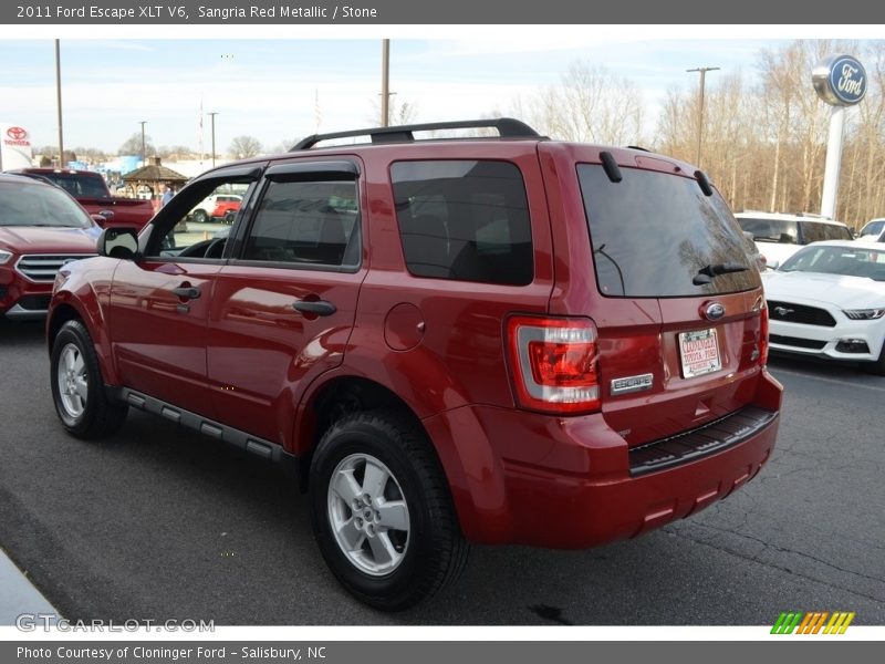 Sangria Red Metallic / Stone 2011 Ford Escape XLT V6