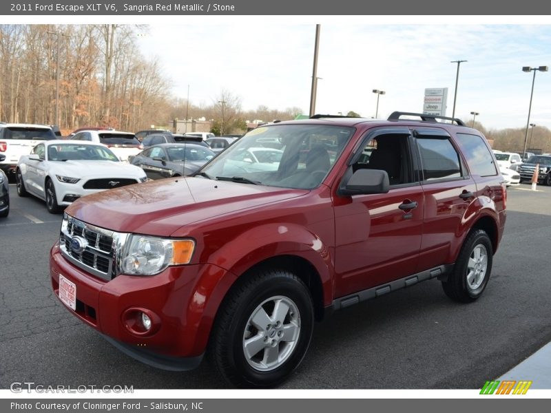 Sangria Red Metallic / Stone 2011 Ford Escape XLT V6