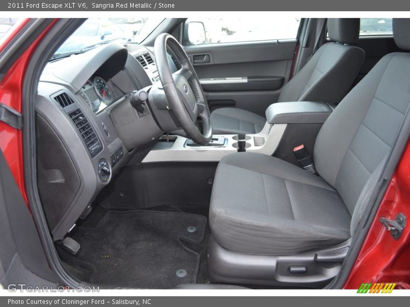 Sangria Red Metallic / Stone 2011 Ford Escape XLT V6