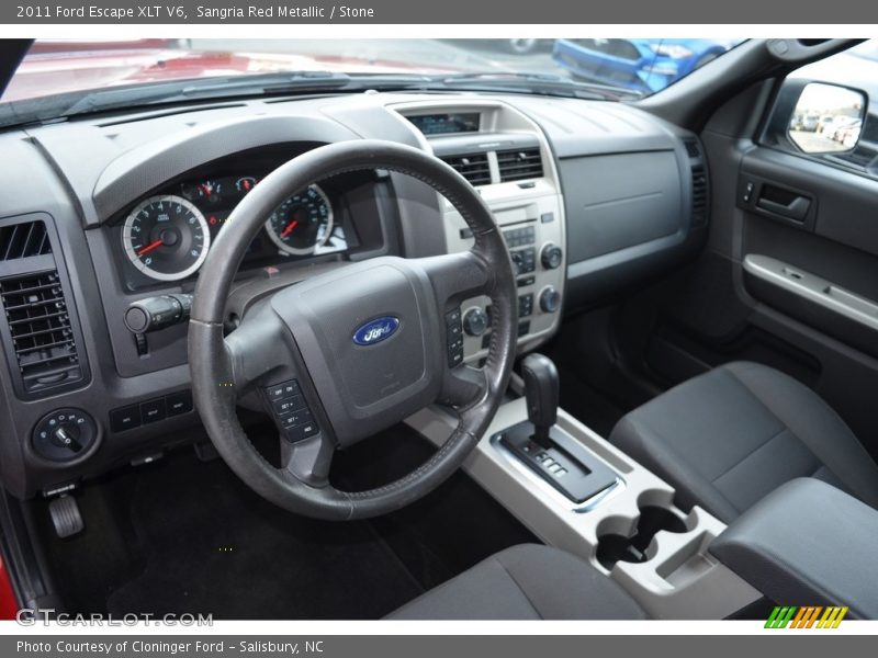 Sangria Red Metallic / Stone 2011 Ford Escape XLT V6