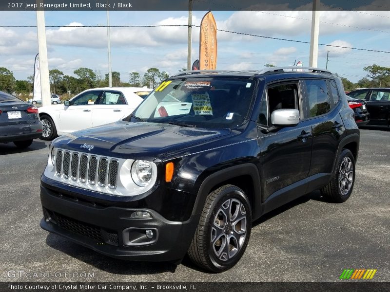 Front 3/4 View of 2017 Renegade Limited