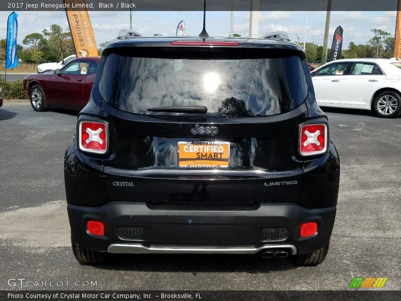 Black / Black 2017 Jeep Renegade Limited