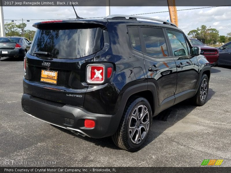 Black / Black 2017 Jeep Renegade Limited