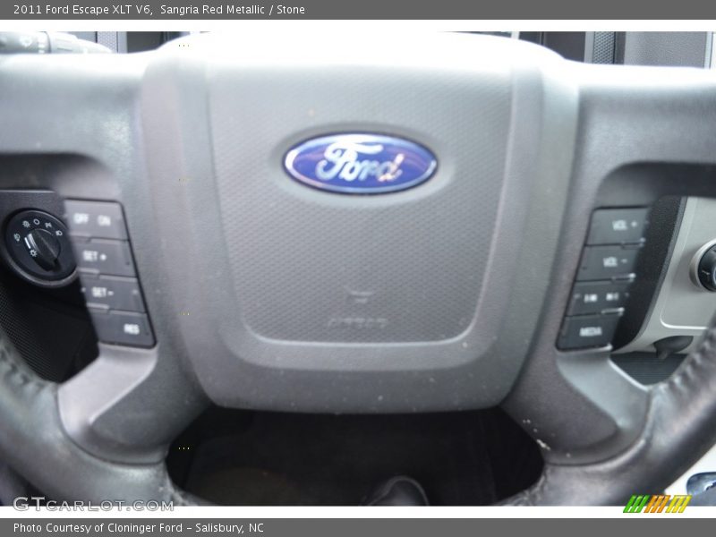 Sangria Red Metallic / Stone 2011 Ford Escape XLT V6