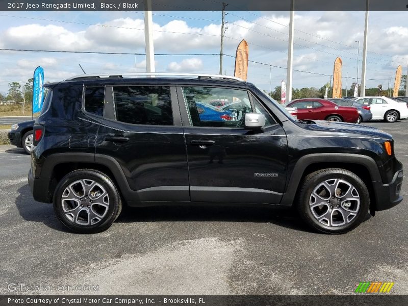 Black / Black 2017 Jeep Renegade Limited